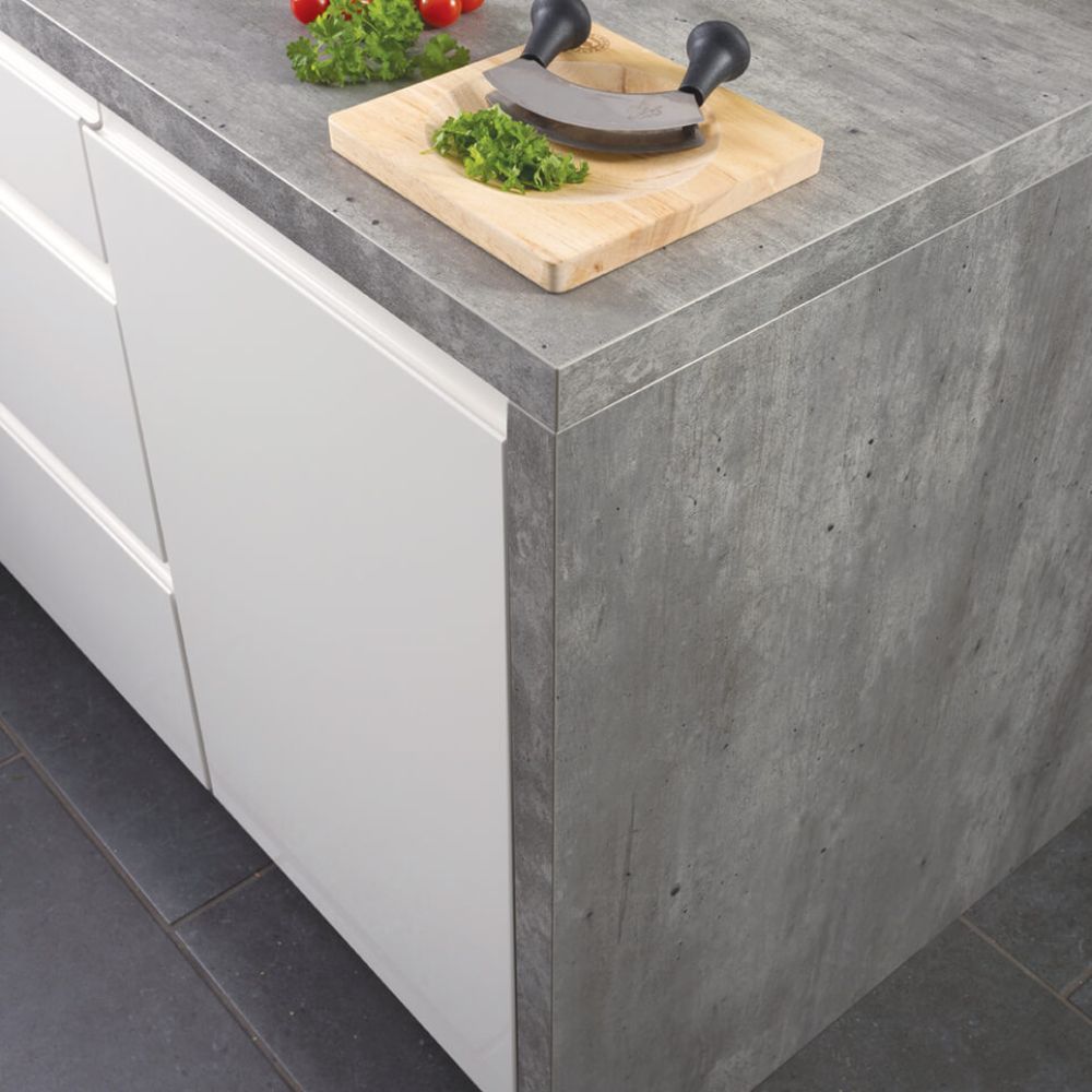 Grey Shuttered Stone Worktop 22mm